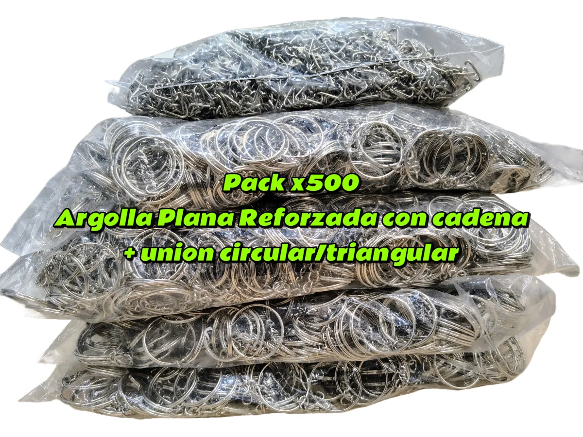 Argolla Plana Reforzada + Union x500